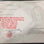 CẦN BÁN ĐẤT 2 Mặt Đường Tỉnh Lộ 666, Xã Lơ Pang, Huyện Mang Yang, Tỉnh Gia Lai.